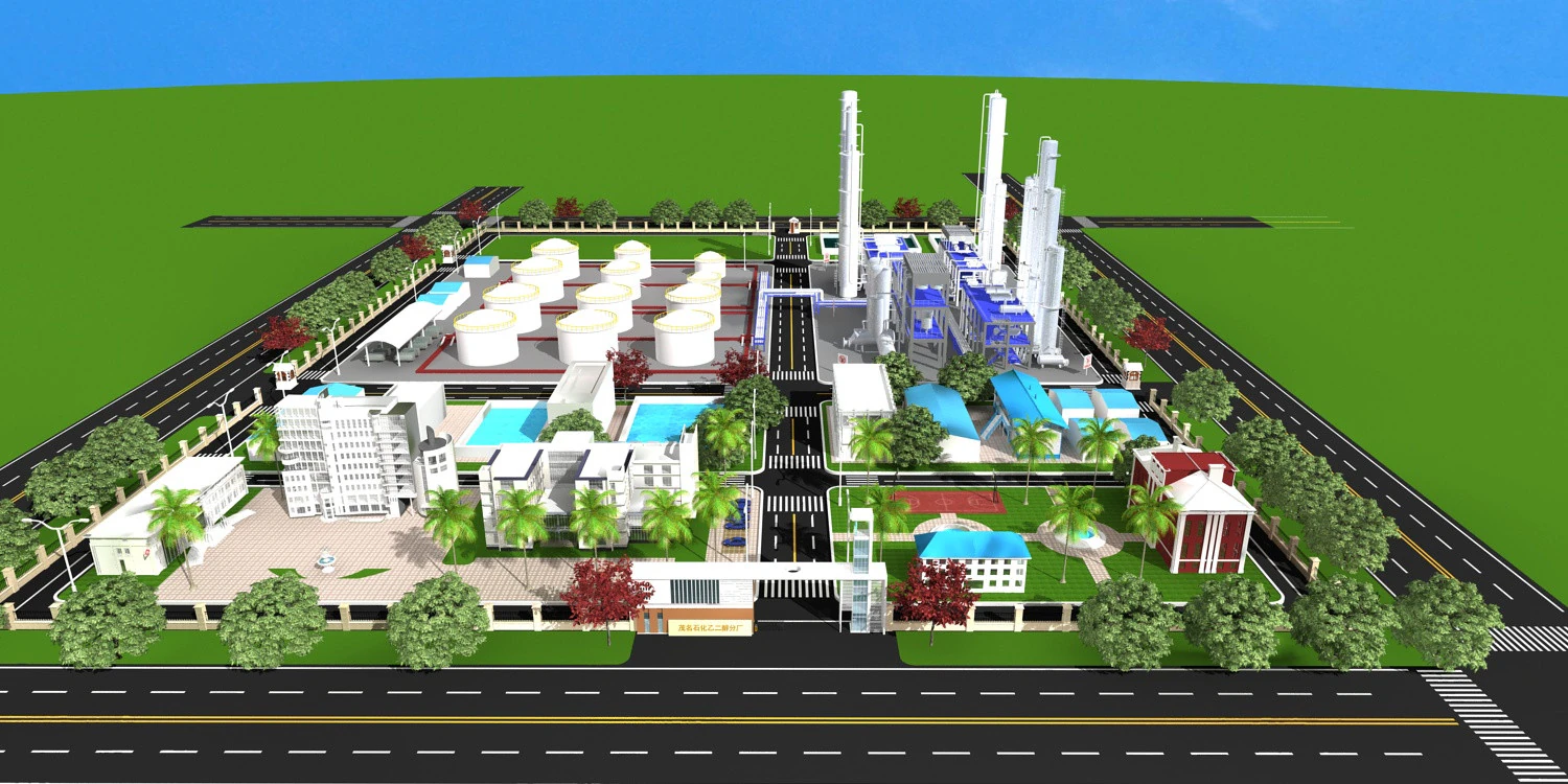 Factory 3D Model .c4d .max .obj .3ds .fbx .stl .blend 