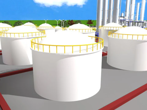 Factory 3D Model