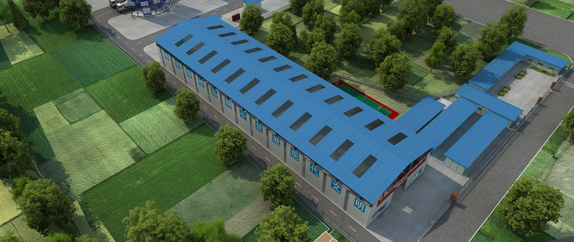 Factory workshop 3D Model .c4d .max .obj .3ds .fbx .stl .blend 