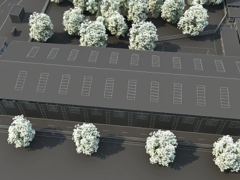 Factory workshop 3D Model