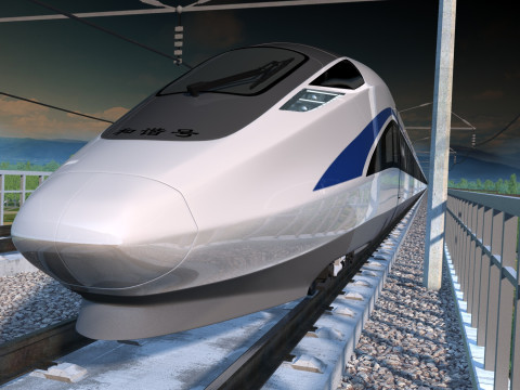 Train 3Dモデル