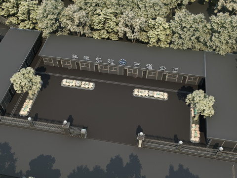 Factory workshop Modello 3D