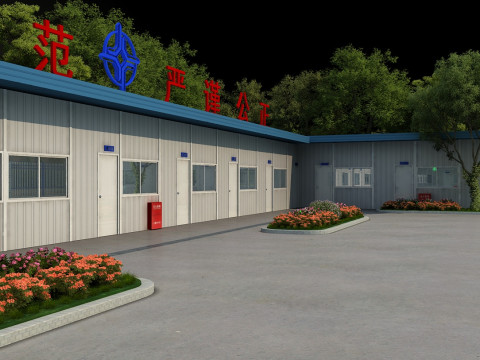 Factory workshop 3D Model