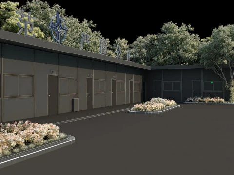 Factory workshop 3D Model