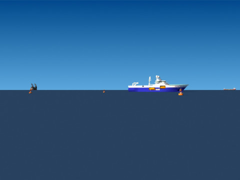 Marine survey Modelo 3D