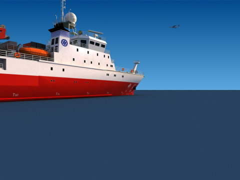 Marine survey 3D Model