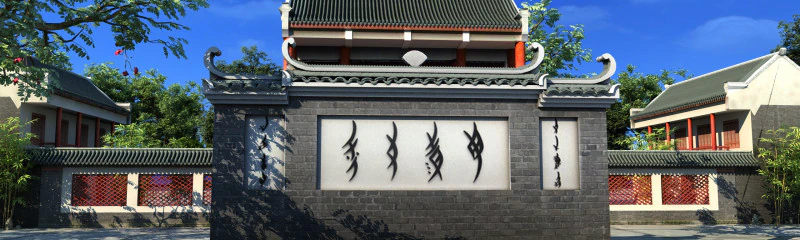 Bangunan kuno Model 3D .c4d .max .obj .3ds .fbx .stl .blend 