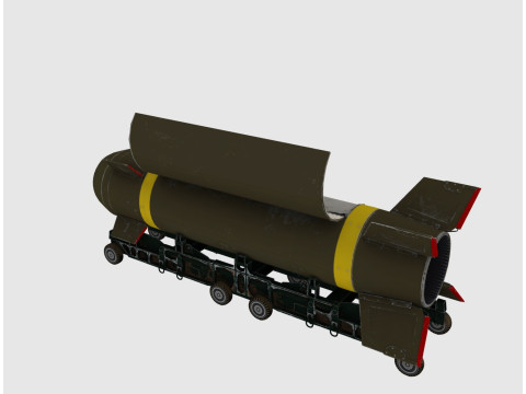 Missile 3D Model