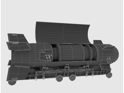 Missile 3D Model