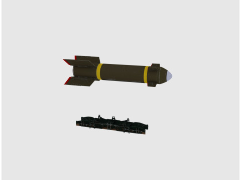 Missile 3D Model