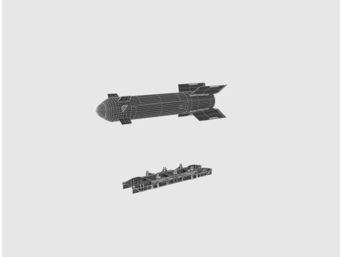 Missile 3D Model