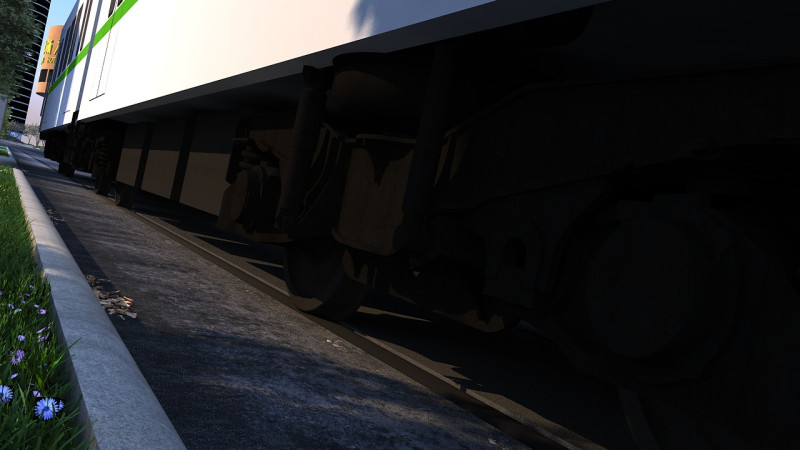 Train Modèle 3D .c4d .max .obj .3ds .fbx .stl .blend 