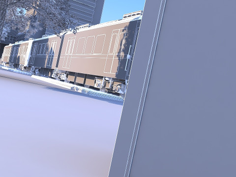 Train Modèle 3D