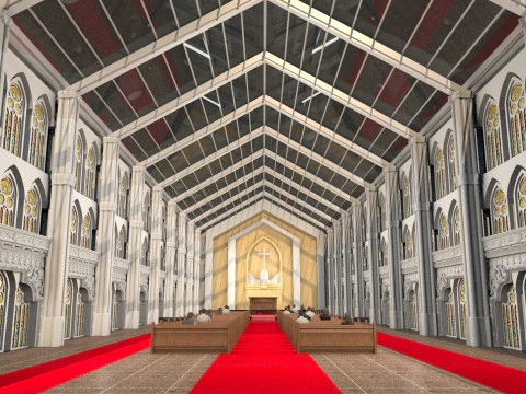 Kości&oacute;ł Model 3D