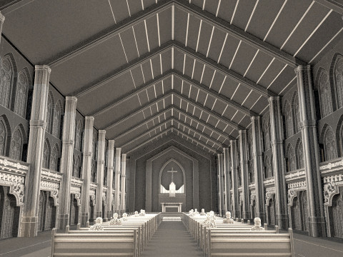 Church 3D Модель