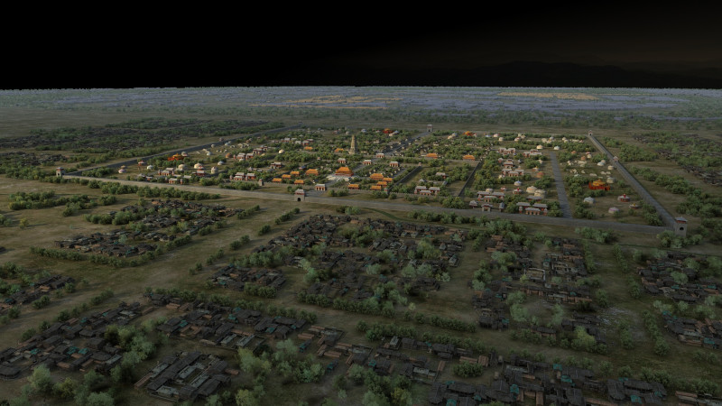 Ancient city 3D Model .c4d .max .obj .3ds .fbx .stl .blend 