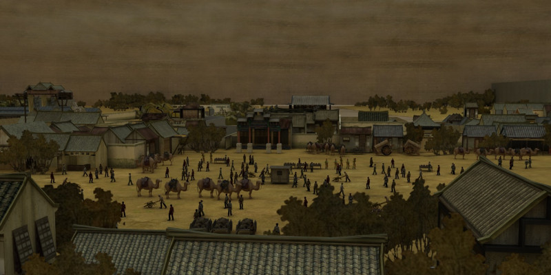 Ancient painting scene Model 3D .c4d .max .obj .3ds .fbx .stl .blend 