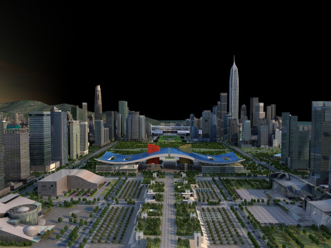 Shenzhen 3D Model