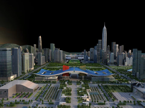 Shenzhen 3D Model