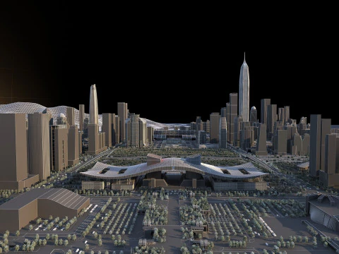 Shenzhen 3D Model