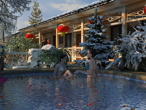 Spa 3D 모델