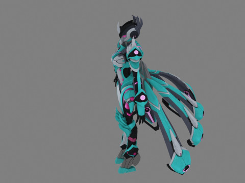 Wind Attribute Battlegear 3D Model