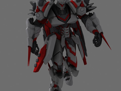 Steel Attribute Battlegear 3D 모델