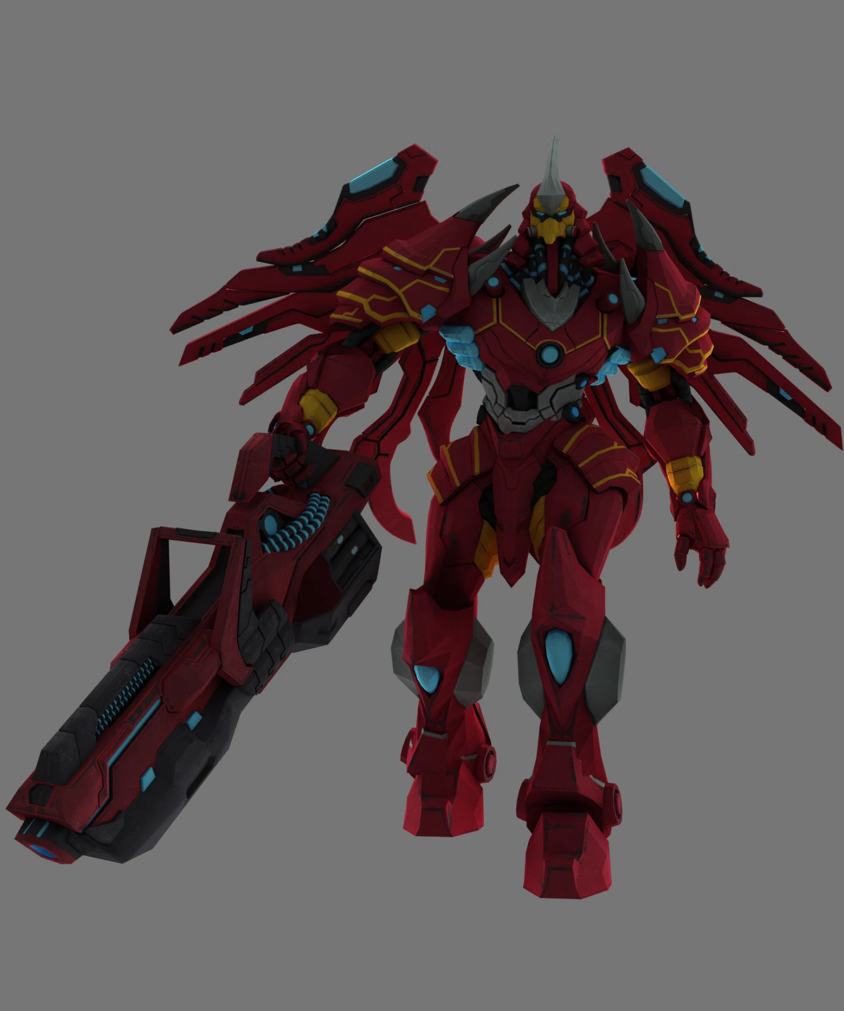 Fire armor 3D Model .c4d .max .obj .3ds .fbx .stl .blend 
