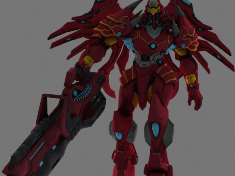 Fire armor Modelo 3D