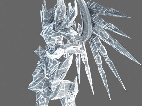Thunder Attribute Battlegear 3D Model