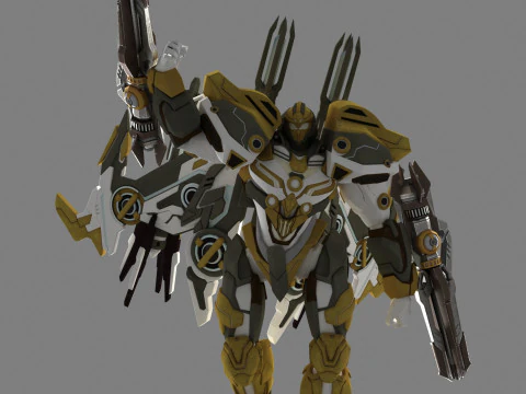 Stone attribute battle armor 3D Model