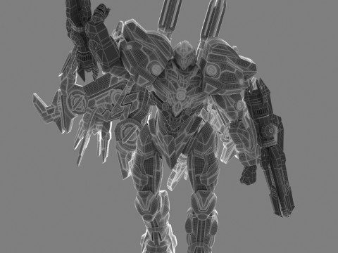 Stone attribute battle armor 3D Модель