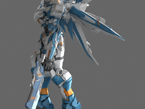 Water Attribute Battlegear 3D Model
