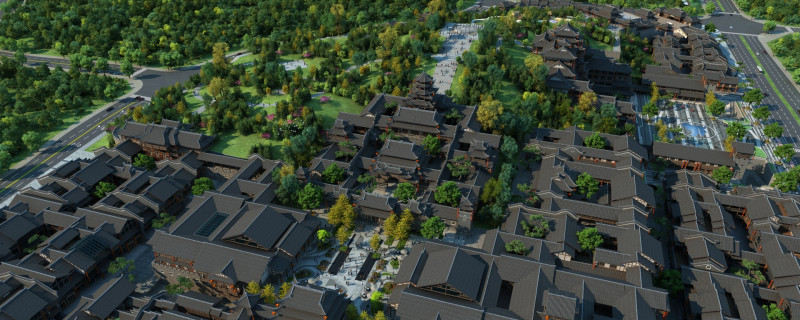 Ancient city 3D 模型 .c4d .max .obj .3ds .fbx .stl .blend 