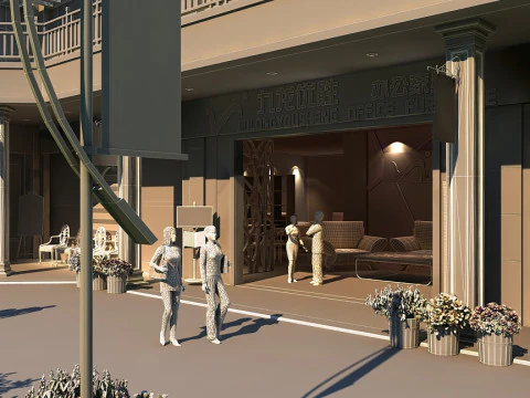 Furniture Store 3D Model