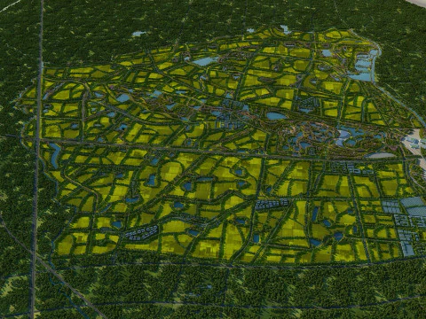 Village 3D Model