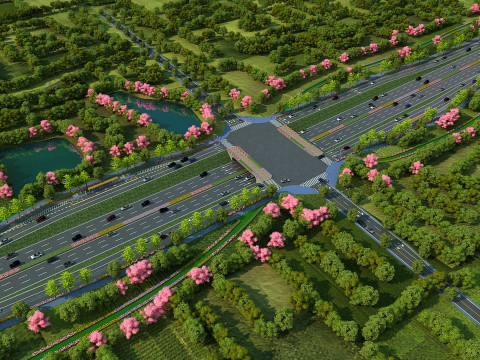 Highway 3D Model