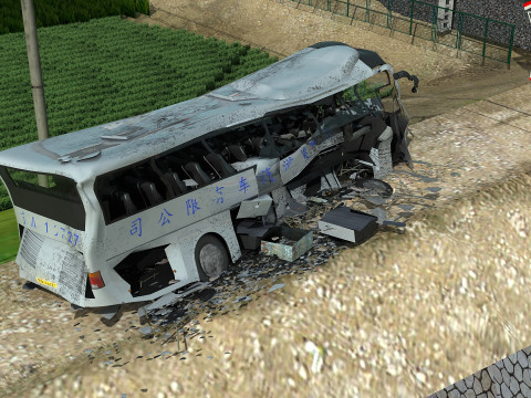 Traffic accident 3D 模型
