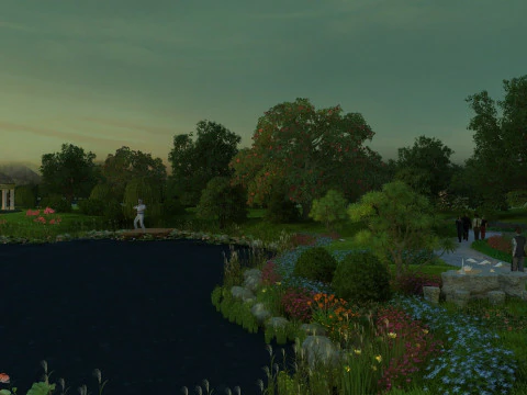 Парк 3D Модель