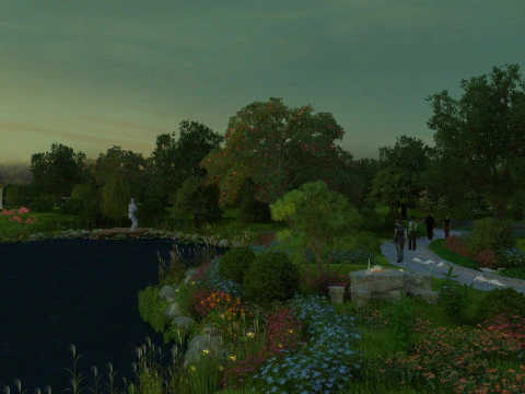 Park 3D Model