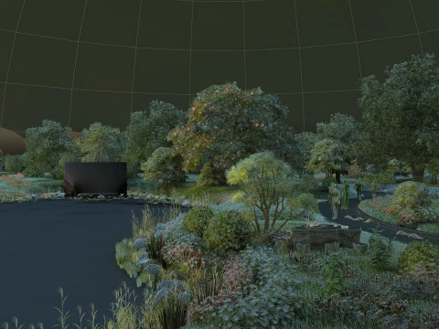 Park 3D Model