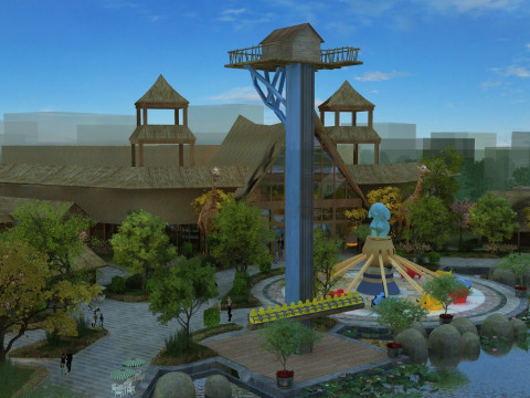 Amusement park 3D Модель