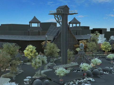 Amusement park 3D Model