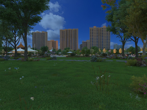 Urban architecture 3D Model