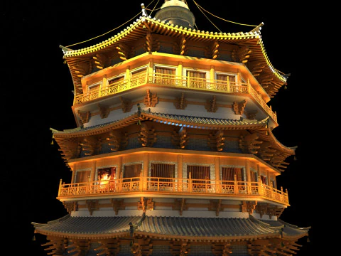 タワー 3Dモデル