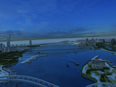 Urban architecture 3D Model