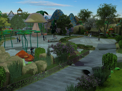 Amusement park Modelo 3D