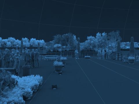 Square 3D Model