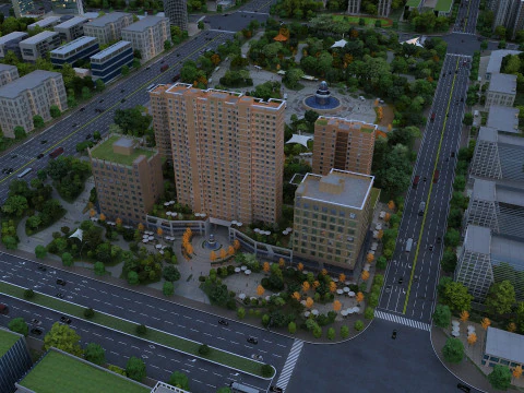 Urban architecture 3D Model