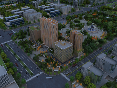 Urban architecture Modèle 3D